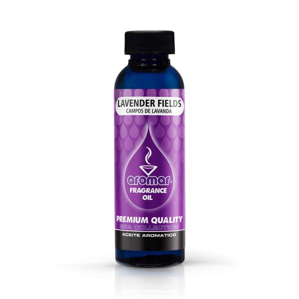 AROMAR Premium Fragrance Oil, Pack of 3 Lavender Fields 2oz. Bottles. Long Lasting Aromatic Scent, Fresh and Revitalizing Aromatherapy for Living Room, Bedroom, and Kitchen