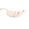 emours 12 Piece Pack Furry Mice Cat Toy Realistic Fur Mice Toys,Colors Varies
