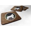 Carolines Treasures Starry Night Great Pyrenees Foam Coaster Set of 4 3 1/2 x 3 1/2 multicolor