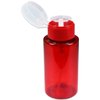 PANA Beauticom 7oz Red Push-Down Dispenser Bottle - 1 Bottle - Empty Refillable Pump Bottle for Nail Polish Remover