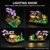 DALDED LED Lighting Kit for Lego Icons Tranquil Garden, LED Light Compatible with Lego 10315 Building Block Models (Remote Control Version)