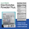 PowderVitamin Electrolytes Powder Plus (50 Servings) Unflavored Electrolyte Powder Keto, Sugar Free, Pink Himalayan Salt.,1000mg Potassium,150mg Calcium,150mg Magnesium, Hydration Powder NO STEVIA