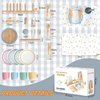 IIFONII 33PCS Kids Kitchen playset Wooden Kitchen Set for Girls and Boys, Montessori Toys for 1-6 Year Old Toy Dishes Baby Kitchen Set, Pretend Wooden Play Kitchen Accessories Toys for Toddlers
