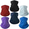 6 Pack Neck Gaiter Balaclava Bandana Gator Face Mask Scart Cover Breathable Sun Protection Headwear for Men Women (6 Pack Multicolor)…