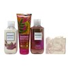 Bath & Body Works Bahamas Passionfruit & Banana Flower Gift Set - Body Cream , Body Lotion and Shower Gel with a Himalayan Salts Springs Sample Bar Soap.