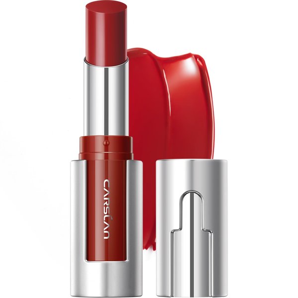 CARSLAN Essence Lipstick, Moisturizing, Plumping, Shiny Lip Color, Non Sticky Lipstick with Vitamin E, Sooth, Soften Lip, J304