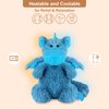 SuzziPals Coolable and Warmable Dragon Stuffed Animals, Microwavable Stuffed Animals Heating Pad for Period Cramps and Pain Relief, Lavender Scented Stuffed Dragon Plushies, Cute Dino Dragon Gifts