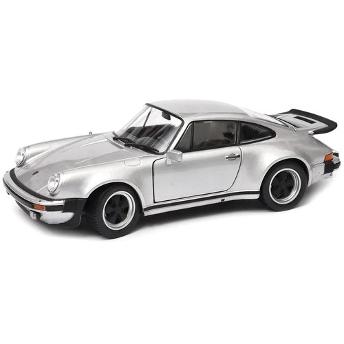 1974 911 Turbo 3.0 Silver 1/24 Diecast Model Car by Welly 24043s