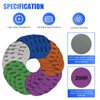 Water Grit Sandpaper 2000/3000/5000/7000/10000 and 5-inch Backing Pad Set, Wet Dry Electric Hook &Loop Sanding Disc with Pad, Grinding Abrasive Paper and Orbital Sander Polisher