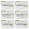 Reviva Seaweed Soap - 6 Pack - Organic Seaweed Face Scrub and Exfoliating Body Scrub Soap Bar - 4.5 oz. Vegetable Base Natural Bar Soap and Seaweed Bath Detox Soap Made in the USA