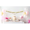 In Banana Years You’re Bread Gold Glitter Banner - Funny Birthday and Retirement Party Supplies, Ideas, Gifts and Decorations
