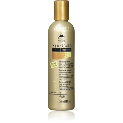 Avlon Keracare Natural Textures Cleansing Cream, 8 Ounce