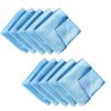 AIVS Microfiber Glass Detailing Cleaning Cloths-10 Pack (12" x 12")-Streak Free-Lint Free-Quickly Clean Windows,Mirrors,Windshield, Computer Screen,TV Tablets and Dishes