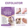 Foot Peel Mask 5 Pack, Exfoliating Foot Masks, Natural Exfoliator for Dry Dead Skin, Callus, Repair Rough Heels for Men Women (5 Pcs foot peel mask（Lavender）)