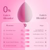 BEAKEY Super Soft Makeup Sponge Set of 6, Makeup Sponges for Foundation, Liquid, Cream and Powder, Pink Beauty Sponge for Blending, 0 Latex Blender