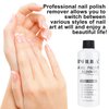 NXJ INFILILA Nail Polish Remover Non Acetone, Professional Nail Polish Remover, 6.76 Fl Oz Remover for Gel Nail Polish Manicure Salon Quality Effective, Double Seal Polish Remover