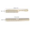 2 pcs Stainless Steel Hair Combs Anti Static Styling Comb Hairdressing Barbers Combs (Gold)
