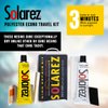 SOLAREZ UV Cure Surfboard Ding Repair Econo Travel Kit - Polyester Resin and Polyester Microlite Filler + Sanding pad + Spreader Card - Repair on The Go! ~Made in The USA