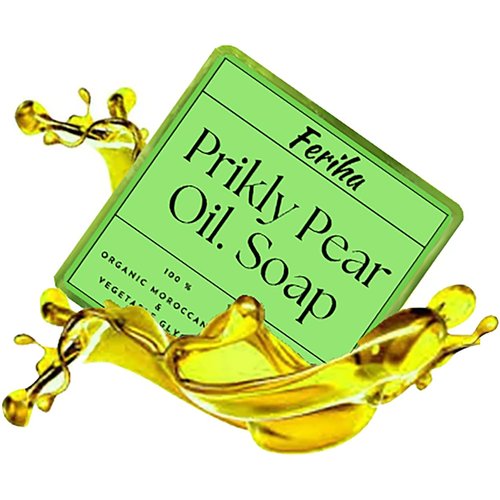 Moroccan Prickly Pear Seeds Oil Facial Soap - Gentle cleansing - Non-drying - Removes impurities - Natural Antioxidant properties