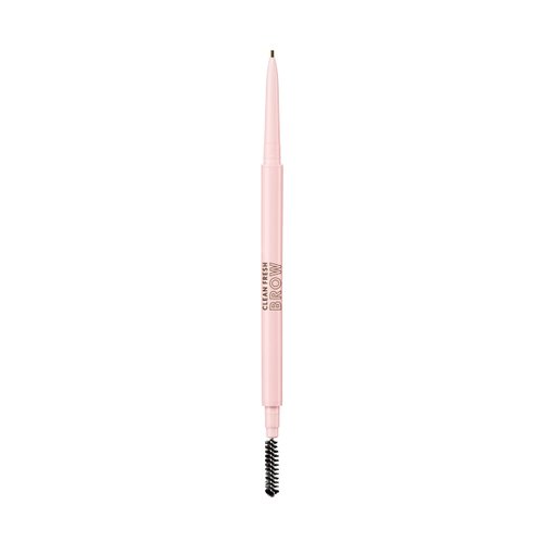 Covergirl Clean Fresh Brow Nano, 500 Medium Brown, Eyebrow Pencil, Ultra-Precise Tip, Waterproof, Transfer-Resistant, Built-In Spoolie, Vegan Formula, 0.001oz