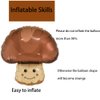 HADCKJA Mushroom Balloons Vegetable Birthday Decorations Balloons Smile Mushroom Balloon for Vegetables Birthday Party Supplies Decoration Summer Shower Party Themed Decorations Balloons Sets-3pcs