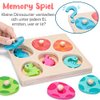 LZDMY Montessori Wooden Puzzle for Toddlers 1-3, Dinosaur Egg Wooden Toy for 2+ Year Old, 1 Year Old Boy and Girl Gifts, Baby Puzzle for Toddlers Age 1-2