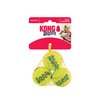 KONG Cozie Marvin Moose & SqueakAir Balls (3 Pack) - Dog Fetch & Chew Toys for Fun - Soft Toy Moose for Indoor Play - Durable Dog Toy Balls for Outdoor Play - for Medium Dogs