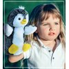 DolliBu Penguin Plush Hand Puppet for Kids - Soft Stuffed Animal Hand Puppet Toy for Puppet Show Games Puppet Theaters for Kids, Adult Cute Puppets Educational Toy to Teach Children & Toddlers