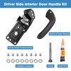 BREADEEP Interior Door Handle Kit Front Left Driver Side Compatible with 2007-2014 Chevy Silverado,Tahoe,Suburban,Avalanche,GMC Sierra,Yukon,Yukon XL,Cadillac Escalade, Replace 20833606 80374 2087148