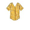 McCall Pattern Company McCall's Women's Loose-Fitting Short Sleeve Blouse Sewing Patterns, Sizes 16-22, various