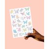 xo, Fetti Pastel Butterfly Temporary Tattoos - 70 Foil Styles | Rainbow Fairy Birthday Party Decorations, Monarchs, Heart Favors, Flowers, Garden Arts and Crafts, Baby Shower Decor