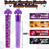 AuroTops 80pcs Halloween Mini Bubble Wands, Halloween Party Favors for Kids, Halloween-Themed Stickers Bubble Wands for Trick or Treat, Goodie Bags, Halloween Toys Gifts for Kids