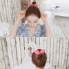 5 Pcs Rabbit Ear Hair Bun Maker Sponge Bun Shapers French Twist Hair Donut Maker Bunny Ear Hair Styling Tools Hair Donut Holders for Women