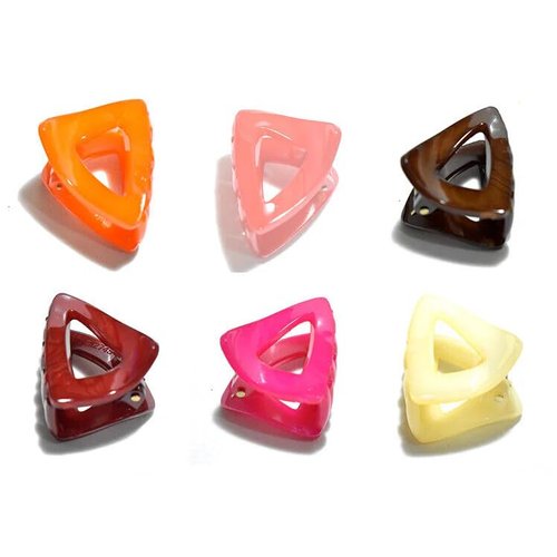 Generic Matte Big Hair Claw Clips, 4.3 inches, Non-Slip, Strong Hold, for Long Thick Hair, Pack of 3