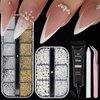 VOTACOS Nail Art Pearls with Nail Rhinestones Glue Gel Flatback Pearls Nail Charms Luxurious Nail Supplies Accessories Gold Silver Nail Gems Jewelry Pearls for Women Nail Design