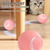 ZALBYUY Interactive Cat Ball Toy, Intelligent Cat Toys with LED Lights, Automatic Moving Rolling Ball for Indoor Cats, Cat Automatic Toy