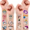 96 PCS Cute First Milk Tooth Dental Dentist Temporary Tattoos Birthday Themed Party Supplies Decorations Favors Fairy Teeth Tattoo Stickers Gifts for Baby Kids Girls Boys Decor School Reward Christmas