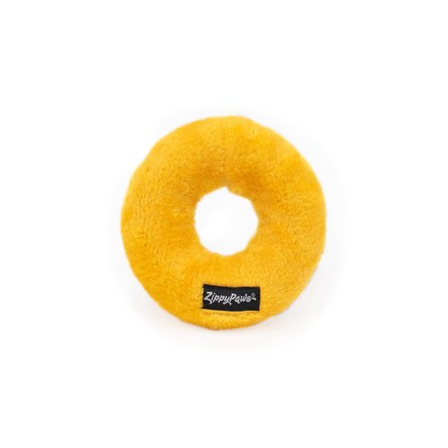 ZippyPaws Original Donutz - No Stuffing Rainbow Toy, Rainbow Dog Toy with Squeakers, Plush Dog Toys for Aggressive Chewers, Summer Dog Toys, Rainbow Dog Pride Accessories