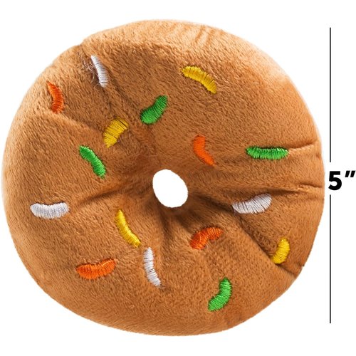 Bedwina Plush Donuts with Sprinkles - (Pack of 6) 1 Dozen Stuffed Donut Pillow Toy Party Favors, Donut Party Supplies Decorations and Stocking Stuffers for Kids