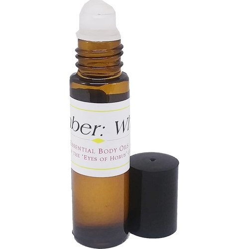 TCEShop Amber: White Scented Body Oil Fragrance [Roll-On - Clear - 1/3 oz.] - ID#35051