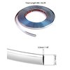 QWORK Automotive Chrome Trim Molding, 1/2 inch Wide 26FT DIY Moulding Trim Strip Line Decoration for Car/Truck Door Window Side Scratchproof