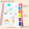 Kawaqiwa Paint with Water Books for Toddlers, Watercolor Painting Paper for Kids Ages 4-6-8-12, Art Craft Gift for Drawing with Brush Travel Activities (Space Travel)