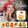 EMOME 204 PCS Christmas Temporary Tattoos Individually Wrapped, Metallic Glitter Tattoos for Kids Stocking Stuffers, Christmas Party Favors Bulk Tattoo Stickers Prizes for Boys and Girls