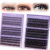 Ocean Pearl Lash Clusters 480PCS 10-20mm Individual Lashes Thick Cluster Eyelash Extensions 20D+30D+40D+60D+80D+100D Eyelash Clusters Lashes Clusters Eyelashes DIY Lash Extension Cluster Lashes-6