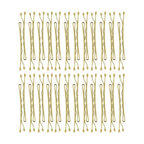 Kitsch Blonde Bobby Pins - 1.87 Inches | Ideal for Blonde, Thick & Thin Hair | Hair Styling Accessories for Kids, Girls and Women | Hair Stylist Must Haves | Stylish and Secure Hair Pin - 45 pcs
