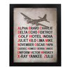 Alpha Bravo Charlie - Military Wall Art, NATO Phonetic Alphabet Military Wall Decor, Patriotic Wall Art Print, Home Decor, Bar Garage Decor, Living Room Decor For Wall, Office Decor, Unframed - 8x10