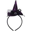 Halloween Witch Hat Headband Spiderweb Hairband for Halloween Costume Dress up Party Supplies Carnival Masquerade Cosplay(001)
