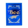 Bee MetalLuxe Playing Cards - Blue Foil Diamond Back, Standard Index
