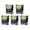 5 Packs Dragon Shield Matte Black Standard Size 100 ct Card Sleeves Value Bundle!