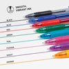 Zebra Pen Z-Grip Retractable Ballpoint Pen, Medium Point, 1.0mm, Assorted Fashion Colors - 18 Pieces (22208)